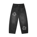 Men's Sunfade Vintage Wash Barrel Leg Jeans