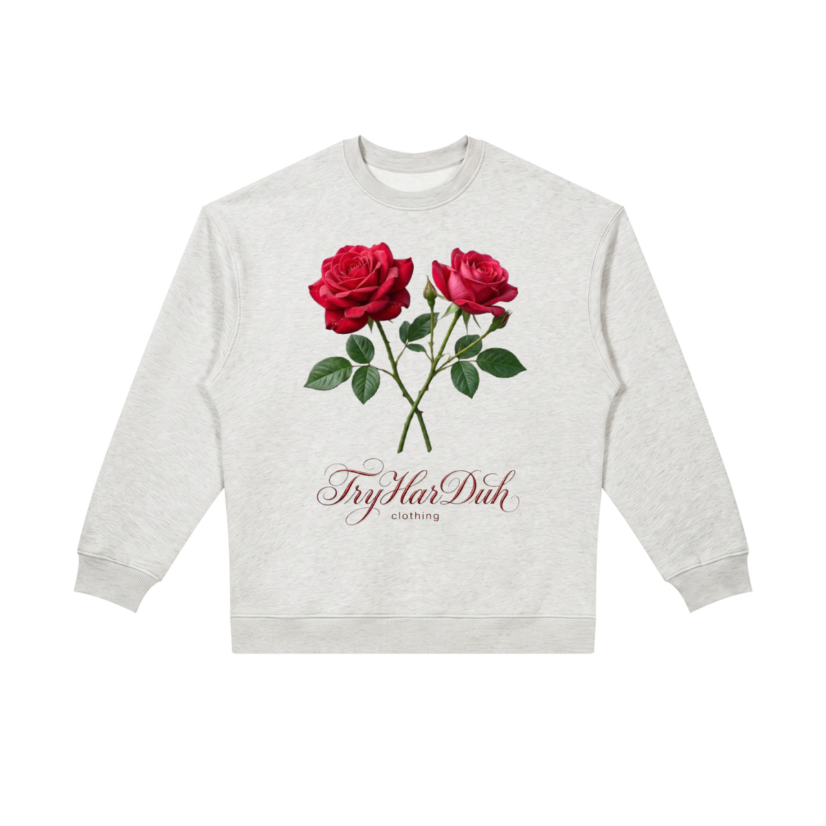 TryHarDuh Love is Rare oversized crewneck sweatshirt - view 5