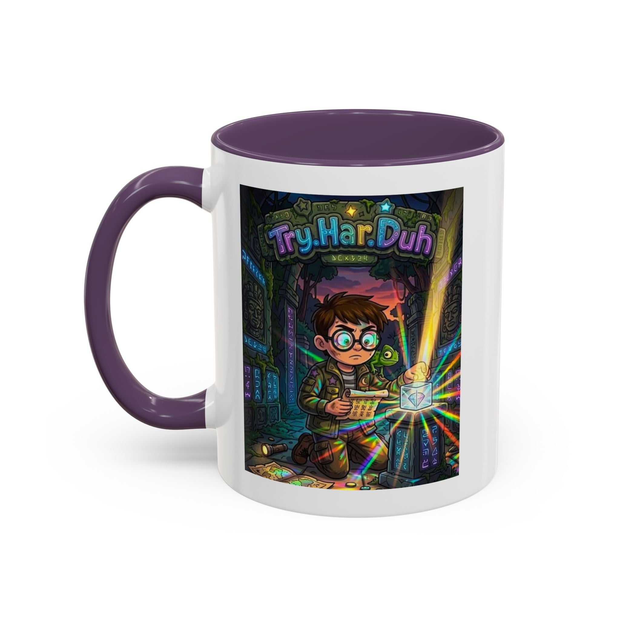 TryHarDuh "Prisms" Coffee Mug