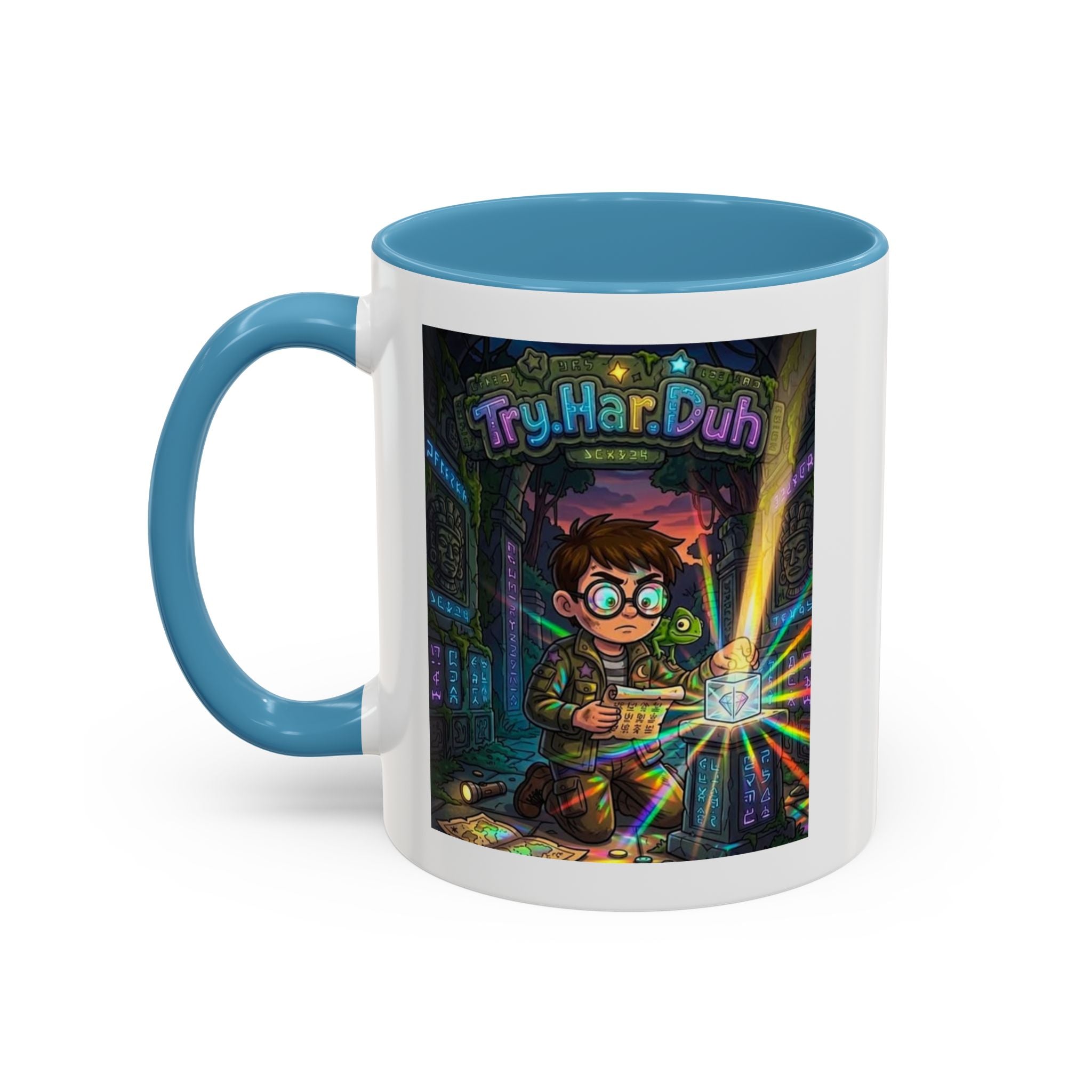TryHarDuh "Prisms" Coffee Mug