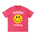 TryHarDuh Heavyweight Vintage Smiley Tee