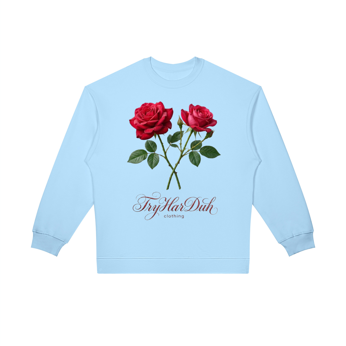 TryHarDuh Love is Rare oversized crewneck sweatshirt - view 7