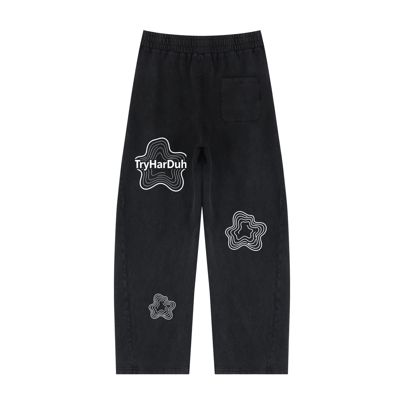 Unisex Mineral Wash Barrel Sweatpants