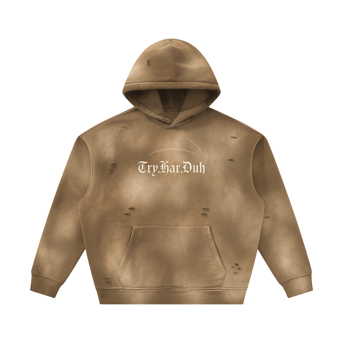 Sunfade Frayed Fleece Hoodie