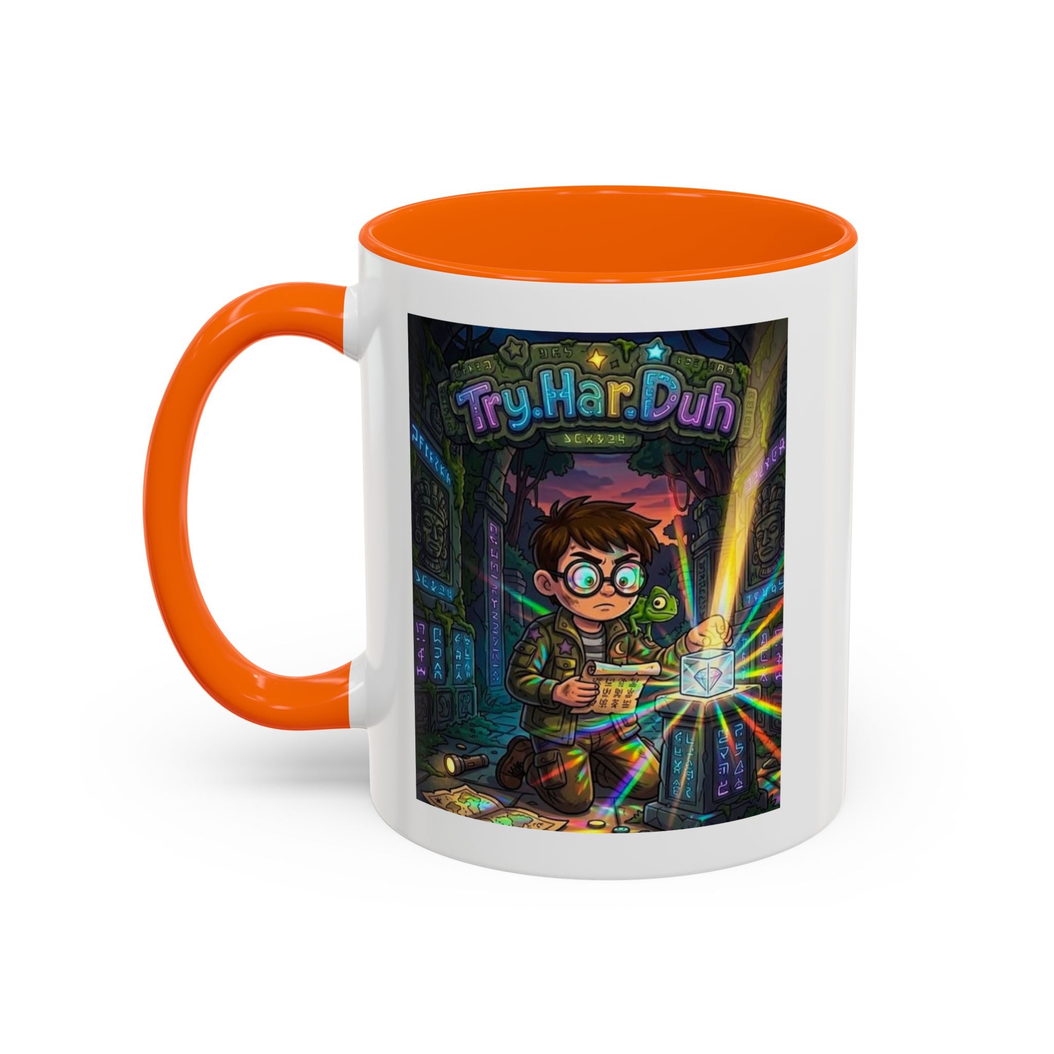 TryHarDuh "Prisms" Coffee Mug