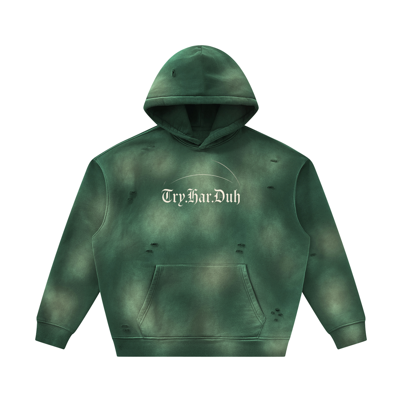 Sunfade Frayed Fleece Hoodie