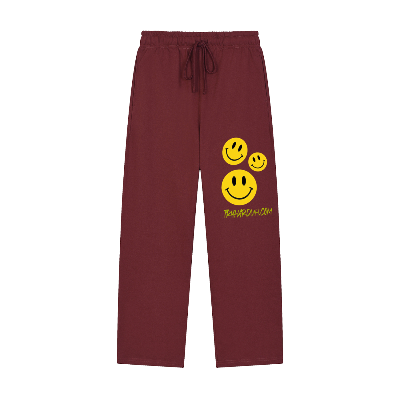 TryHarDuh Smiley Pants Sweats