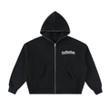 Fleece Full-Zip Boxy Hoodie