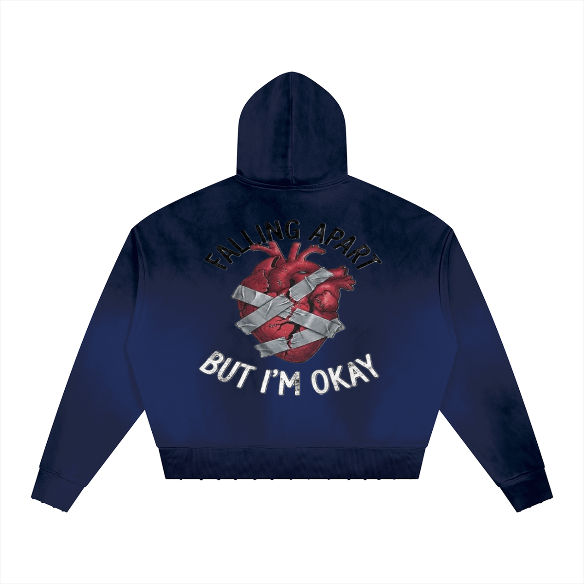 TryHarDuh Falling Apart distressed graphic hoodie - view 5