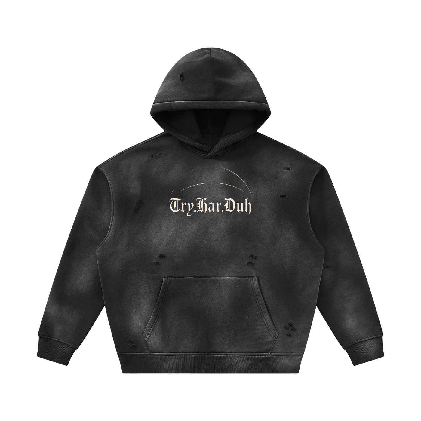 Sunfade Frayed Fleece Hoodie