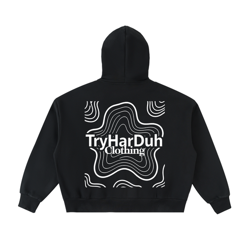 Fleece Full-Zip Boxy Hoodie