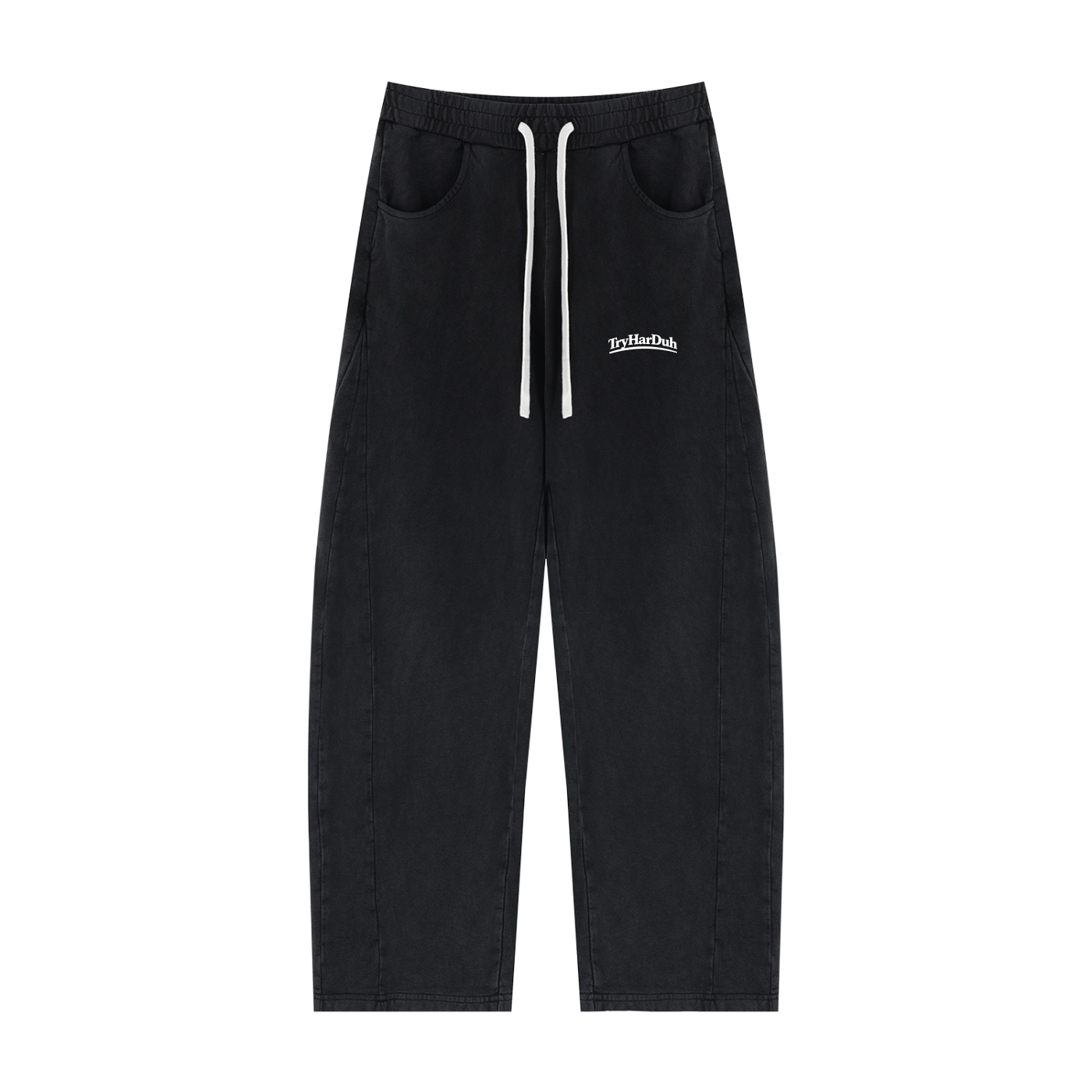 Unisex Mineral Wash Barrel Sweatpants