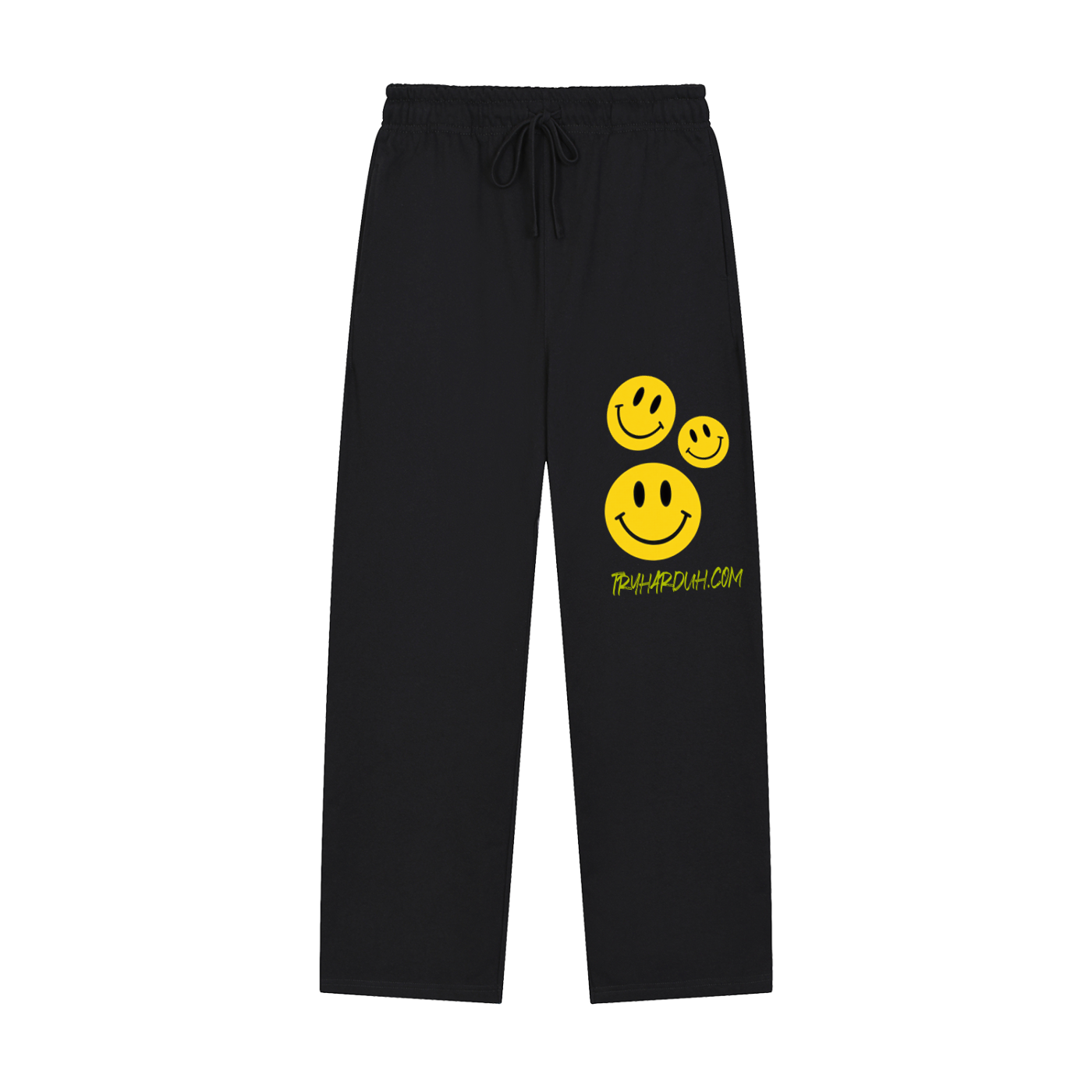 TryHarDuh Smiley Pants Sweats