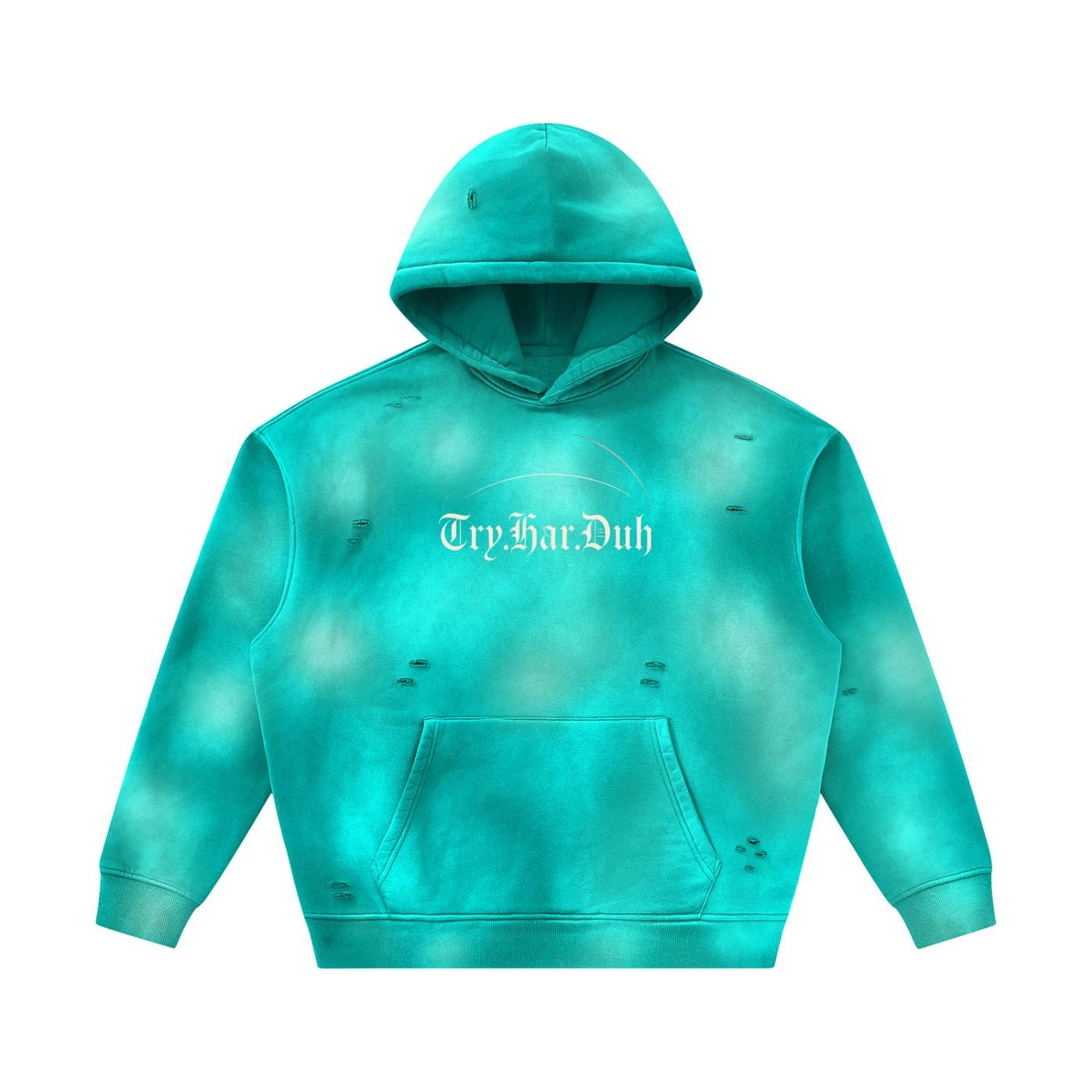 Sunfade Frayed Fleece Hoodie