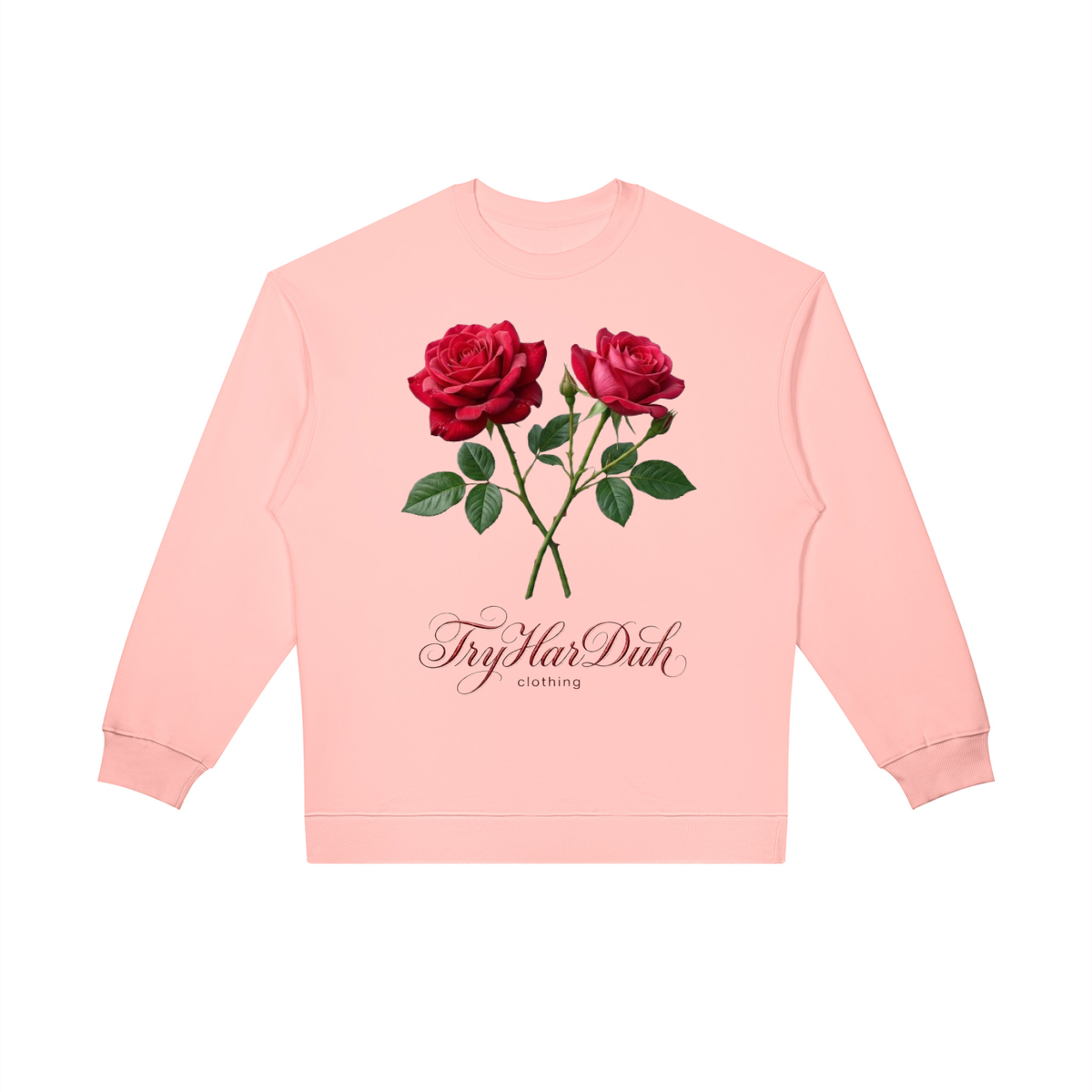 TryHarDuh Love is Rare oversized crewneck sweatshirt - view 3