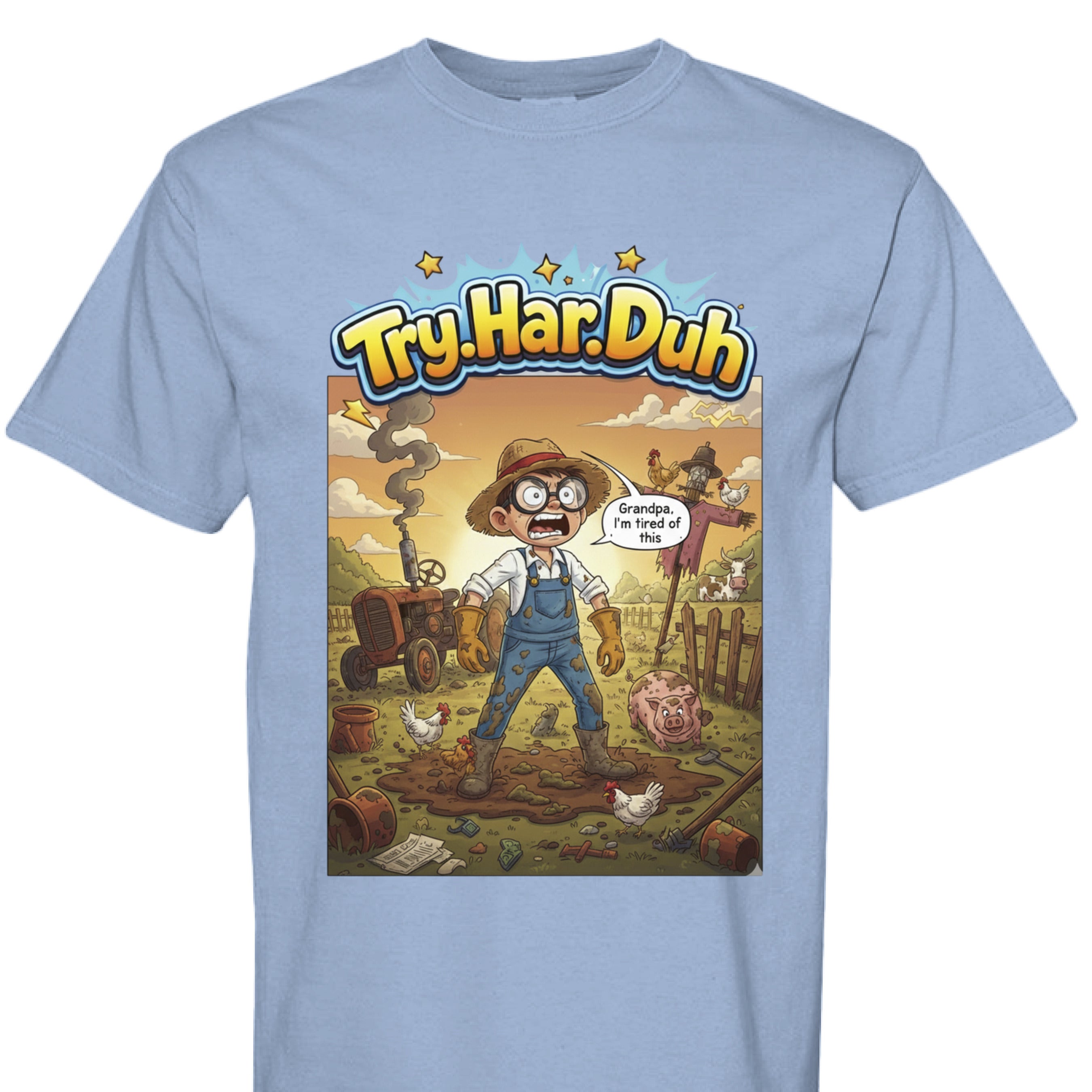 WASHED DENIM - FRONT